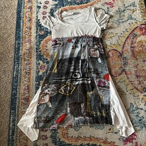 Cold shoulder Sheer dress size S to M